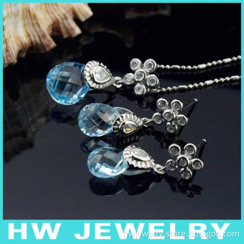 40615 fashion 925 sterling silver jewelry sets